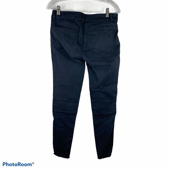 PPLA Jackie Faux Leather Style Knit Moto Pants Size Medium EUC Stretch Black - Picture 4 of 11